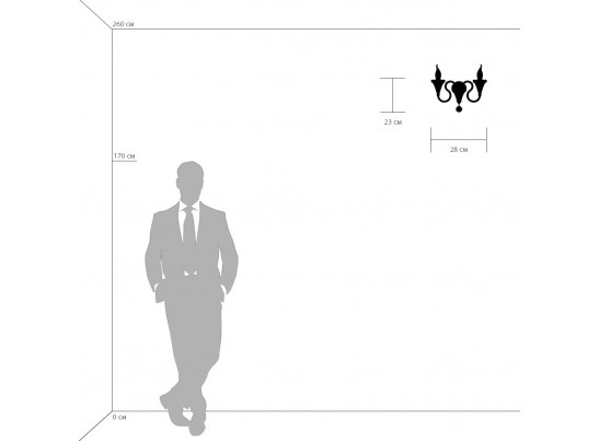Бра Serpente Osgona 703624 в Набережных Челнах