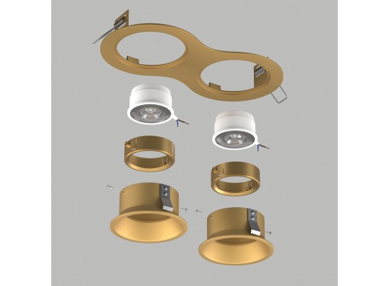 Комплект со светильником Domino Lightstar D6230303GMOD в Набережных Челнах