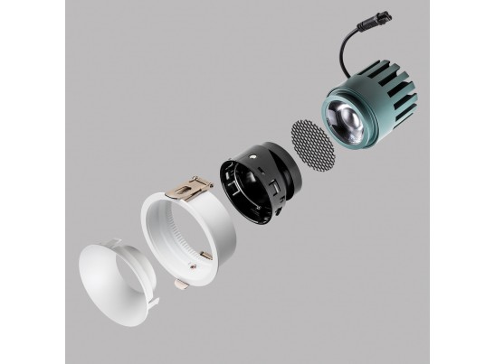 Модуль профессиональный светодиодный 12W 2700K в сборе с суппортом с углом наклона до 30° STELLA PRO Lightstar 075082 в Набережных Челнах