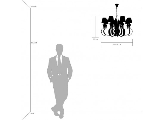 Люстра подвесная Antique Lightstar 783081 в Набережных Челнах