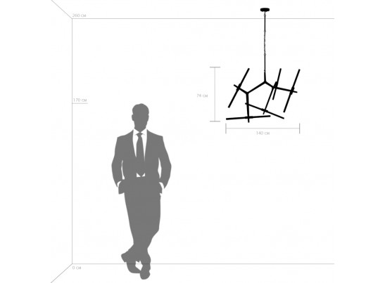 Люстра подвесная Struttura Lightstar 742106 в Набережных Челнах