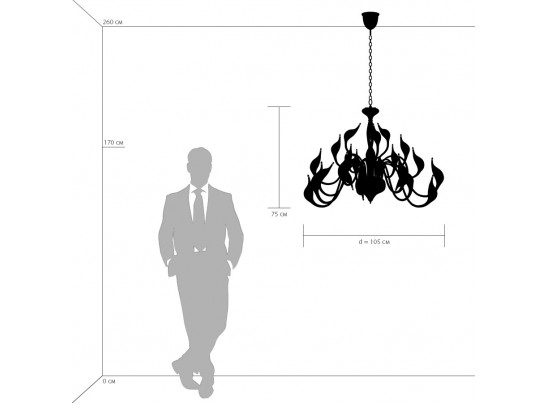 Люстра подвесная Cigno Collo Lightstar 751246 в Набережных Челнах