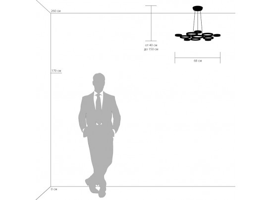 Люстра подвесная Unitario Lightstar 763010 в Набережных Челнах