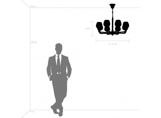 Люстра подвесная Delta Osgona 706082 в Набережных Челнах