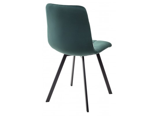 Стул CHILLI SQUARE BLUVEL-78 GREEN, велюр / черный каркас, в Набережных Челнах