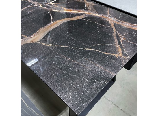 Стол Франк 160 Мейджик, стекло / Мейджик, черный в Набережных Челнах