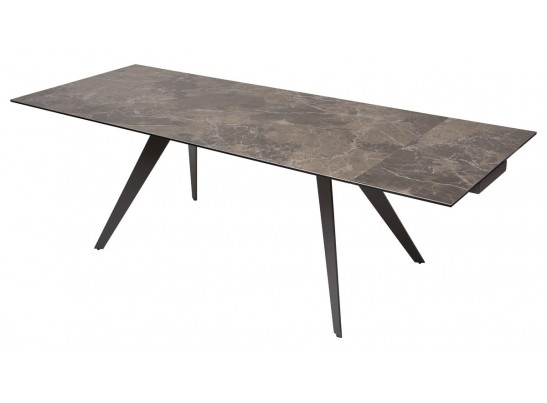 Стол ACERRA 160 KL-19 СЕРО-КОРИЧНЕВЫЙ КАМЕНЬ, итальянская керамика / Grey 1 в Набережных Челнах