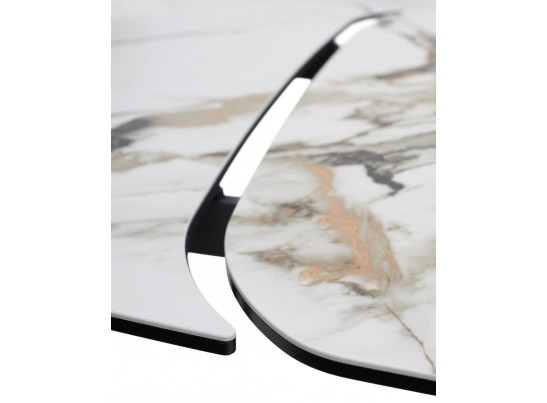 Стол BIRGER 200 KL-188 Контрастный мрамор, итальянская керамика, ®DISAUR в Набережных Челнах Стол BIRGER 200 KL-188 Контрастный мрамор, итальянская керамика, ®DISAUR в Набережных Челнах