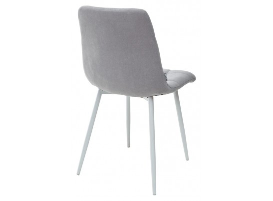 Стул CHILLI UF860-02B серо-голубой, ткань/ белый каркас в Набережных Челнах