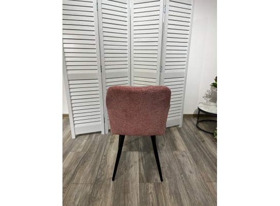 Стул BRANDY WZ2042-11 брусничный фактурный велюр/ черный каркас в Набережных Челнах Стул BRANDY WZ2042-11 брусничный фактурный велюр/ черный каркас в Набережных Челнах