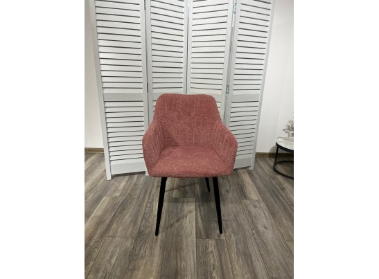 Стул BRANDY WZ2042-11 брусничный фактурный велюр/ черный каркас в Набережных Челнах Стул BRANDY WZ2042-11 брусничный фактурный велюр/ черный каркас в Набережных Челнах