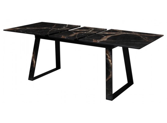 Стол Франк 160 Мейджик, стекло / Мейджик, черный в Набережных Челнах