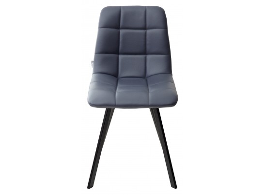 Стул CHILLI SQUARE HK017-12 серый джинсовый, PU / черный каркас в Набережных Челнах