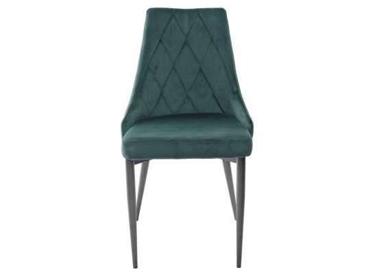 Стул NEPAL BLUVEL-78 GREEN/ серый каркас, велюр M-City в Набережных Челнах