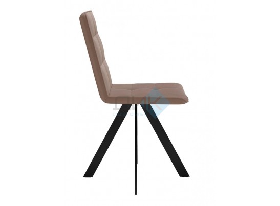 Стул BRONX, 360 град. поворот. B5 Капучино, велюр / черный каркас, в Набережных Челнах