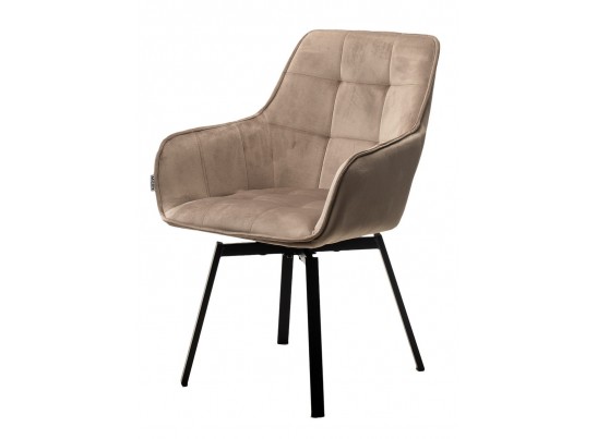 Стул MAVERICK 360 град. поворот. BLUVEL-40 BEIGE/ черный каркас, в Набережных Челнах