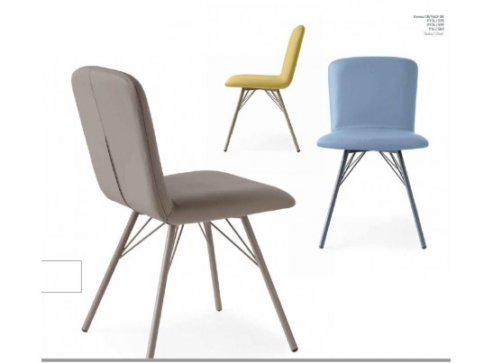 Стул EMMA CB/1662-SK mt.P94 Matt Optic white/ S92 Skuba Optic White в Набережных Челнах