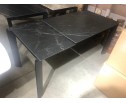 Стол CORNER 120 MATT BLACK MARBLE SOLID CERAMIC / BLACK, ®DISAUR в Набережных Челнах