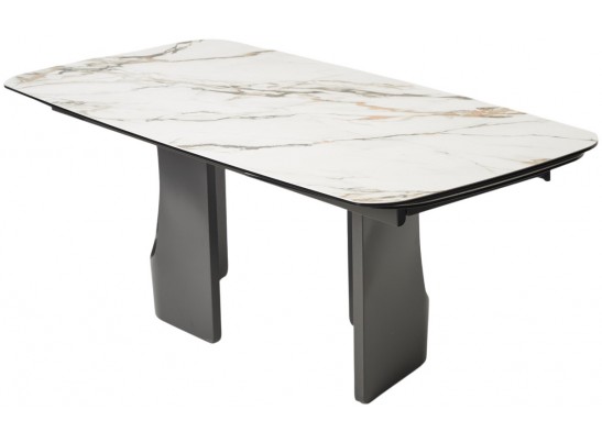 Стол BIRGER 200 KL-188 Контрастный мрамор, итальянская керамика, ®DISAUR в Набережных Челнах Стол BIRGER 200 KL-188 Контрастный мрамор, итальянская керамика, ®DISAUR в Набережных Челнах