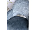 Стул BERRIES 360 град. Синий Loris-37, велюр/ темно-синий 7525-56, велюр/ черный каркас, DISAUR Стул BERRIES 360 град. Синий Loris-37, велюр/ темно-синий 7525-56, велюр/ черный каркас, DISAUR