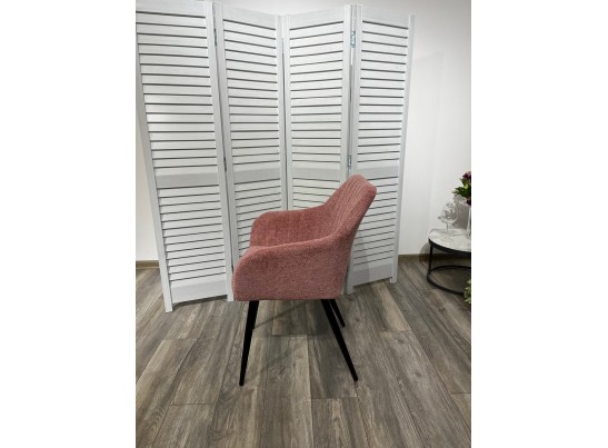 Стул BRANDY WZ2042-11 брусничный фактурный велюр/ черный каркас в Набережных Челнах Стул BRANDY WZ2042-11 брусничный фактурный велюр/ черный каркас в Набережных Челнах