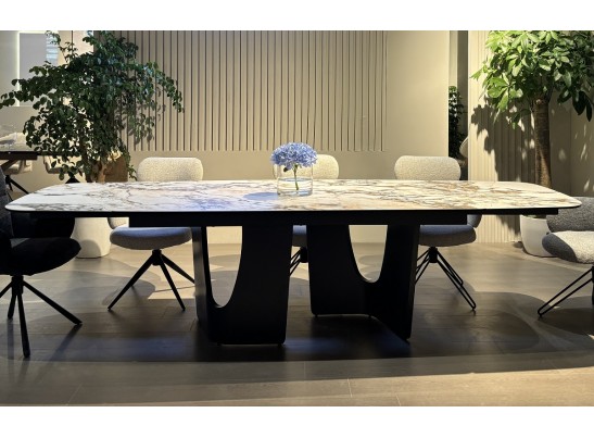 Стол BIRGER 200 KL-188 Контрастный мрамор, итальянская керамика, ®DISAUR в Набережных Челнах Стол BIRGER 200 KL-188 Контрастный мрамор, итальянская керамика, ®DISAUR в Набережных Челнах