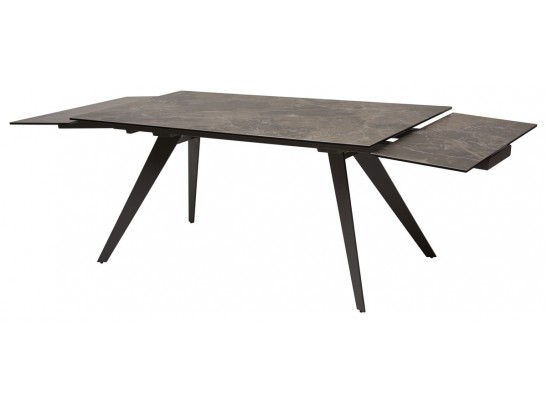 Стол ACERRA 160 KL-19 СЕРО-КОРИЧНЕВЫЙ КАМЕНЬ, итальянская керамика / Grey 1 в Набережных Челнах