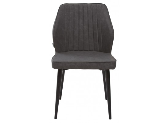 Стул SEATTLE RU-08 антрацит экокожа / черный каркас в Набережных Челнах