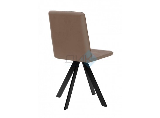 Стул BRONX, 360 град. поворот. B5 Капучино, велюр / черный каркас, в Набережных Челнах