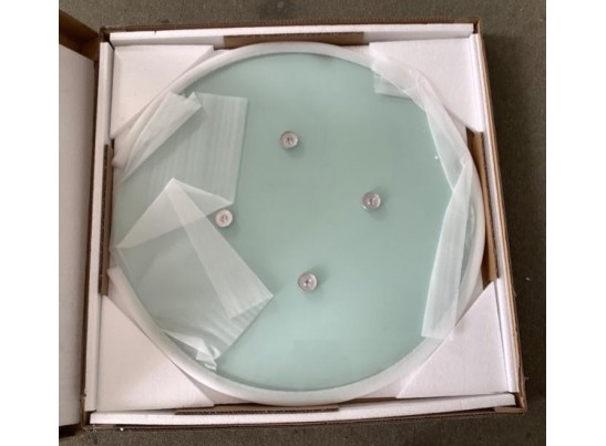 Стол SOLO 80 Белый мрамор G-1, стекло / черный M-city в Набережных Челнах