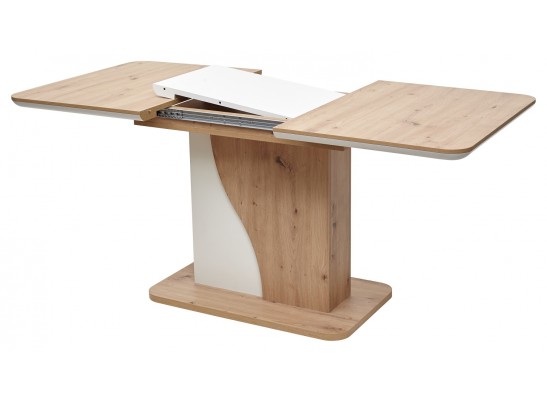 Стол SIRIUS 120 Дуб Артисан/ Белый в Набережных Челнах