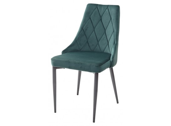 Стул NEPAL BLUVEL-78 GREEN/ серый каркас, велюр M-City в Набережных Челнах