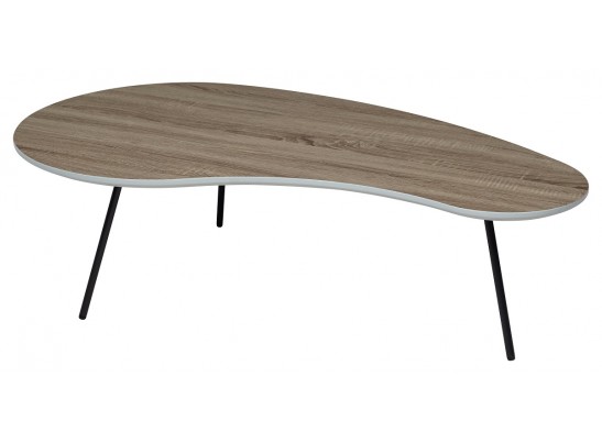 Стол журнальный WOOD61 #4 дуб серо-коричневый винтажный M-city в Набережных Челнах