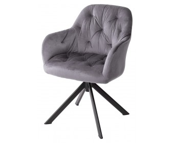 Стул CROCUS DARK GREY поворот.360 град.