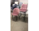 OLD Барный стул LECCO UF910-07 PINK, велюр в Набережных Челнах