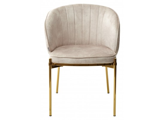 Стул DIANA VBP-207 античный бежевый, велюр / золотой каркас в Набережных Челнах