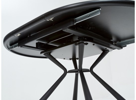 Стол VOLAND BIANCO TL-45 испанская керамика/ BLACK "белый мрамор" в Набережных Челнах