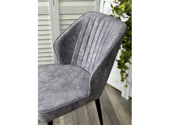 Стул SEATTLE-V Kashemir 974 Серо-голубой, велюр / черный каркас в Набережных Челнах