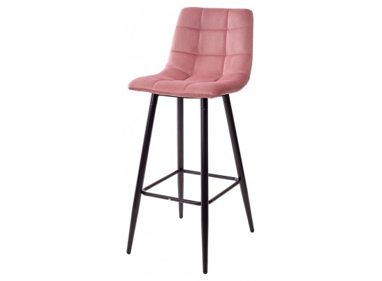 OLD Барный стул LECCO UF910-07 PINK, велюр в Набережных Челнах
