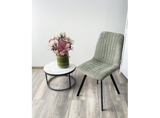 Стул ELVIS WZ2042-12 авокадо фактурный велюр / черный каркас в Набережных Челнах