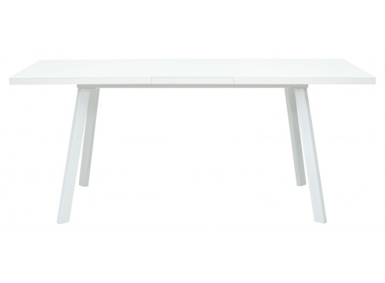 Стол ФИН 120 Белый, стекло/Белый каркас в Набережных Челнах