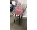 OLD Барный стул LECCO UF910-07 PINK, велюр в Набережных Челнах