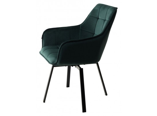 Стул MAVERICK 360 град. поворот. BLUVEL-78 GREEN/ черный каркас, в Набережных Челнах