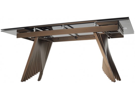 Стол IVAR 180 MARBLES TL-109 Серый мрамор, испанская керамика / Шоколадное золото каркас, ®DISAUR в Набережных Челнах