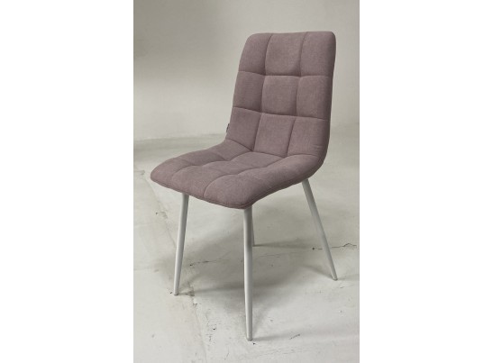Стул CHILLI UF860-04B сиреневый, ткань/ белый каркас в Набережных Челнах
