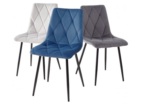 Стул NAPOLI UF910-18 NAVY BLUE, велюр в Набережных Челнах