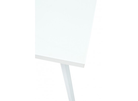 Стол ФИН 120 Белый, стекло/Белый каркас в Набережных Челнах