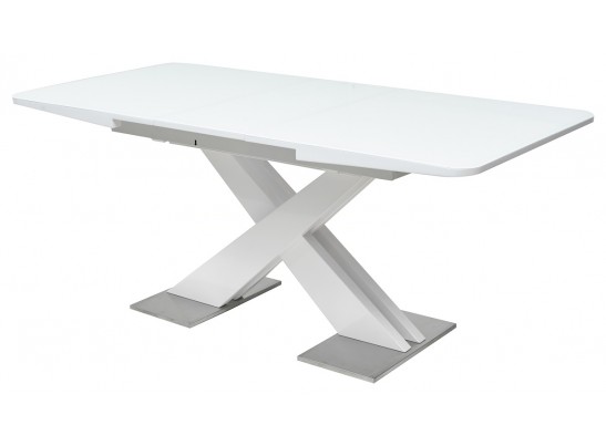 Стол CONTI 140 WHITE GLASS белый глянец в Набережных Челнах Стол CONTI 140 WHITE GLASS белый глянец в Набережных Челнах