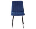 Стул DUBLIN G062-49 синий, велюр/ черный каркас в Набережных Челнах