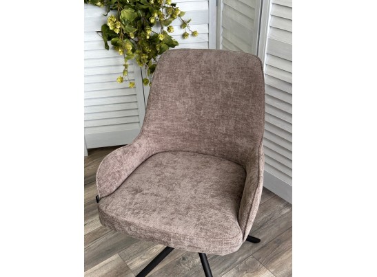 Стул ЛУИДЖИ ДАНС 180 град. поворотный, NORDIC 35 Серо-коричневый / Черный каркас, в Набережных Челнах